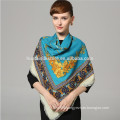 Wholesale winter scarf 130x130cm handmade wool shawl 100% wool scarf